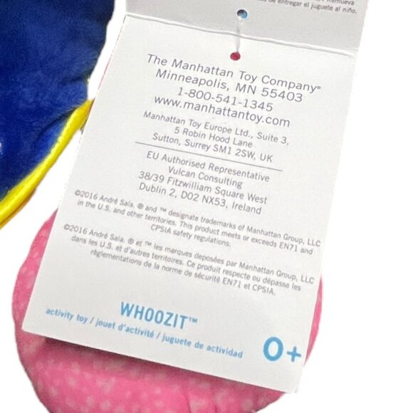 Manhattan Toy  Whoozit  Baby Crinkle Toy 7 Arms Blue Stroller Activity‎ Toy - Picture 6 of 11